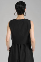  A-Form Salopette von TW3 aus Polyamid, 1221, Schwarz, Schick, Modern, Ausgefallen