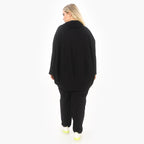  Ballonjacke von Zedd Plus aus Viskose, 25085, Schwarz/Weiß, Schick, Modern, Bequem, Schick