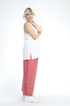 Hose von AKH Fashion aus Baumwolle in gerader Form, ausgefallene Lagenlook Mode