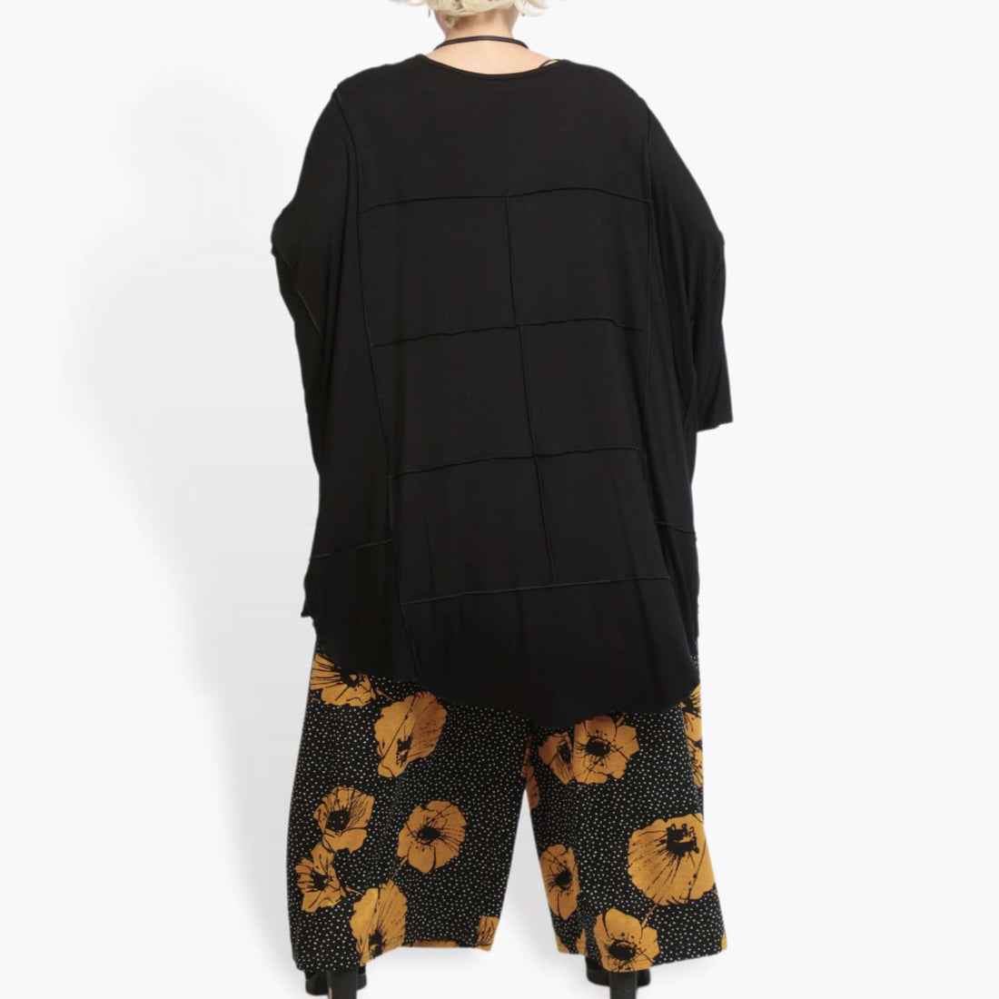  Bigshirt von AKH Fashion aus Viskose, 0895.06515, Schwarz, Schick, Modern, Bequem