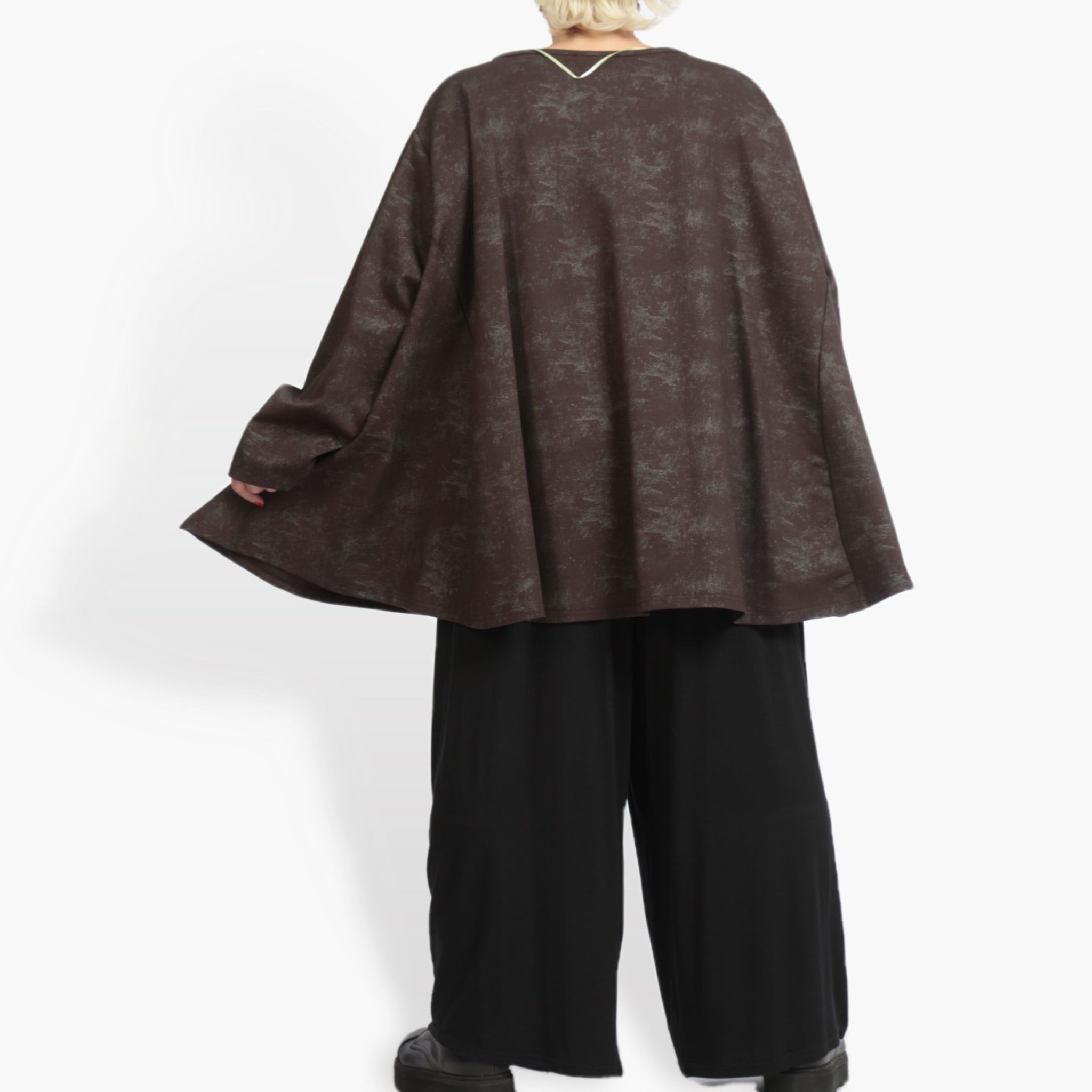  A-Form Bigshirt von AKH Fashion aus Viskose, 0958.00593, Braun, Schick, Modern, Bequem