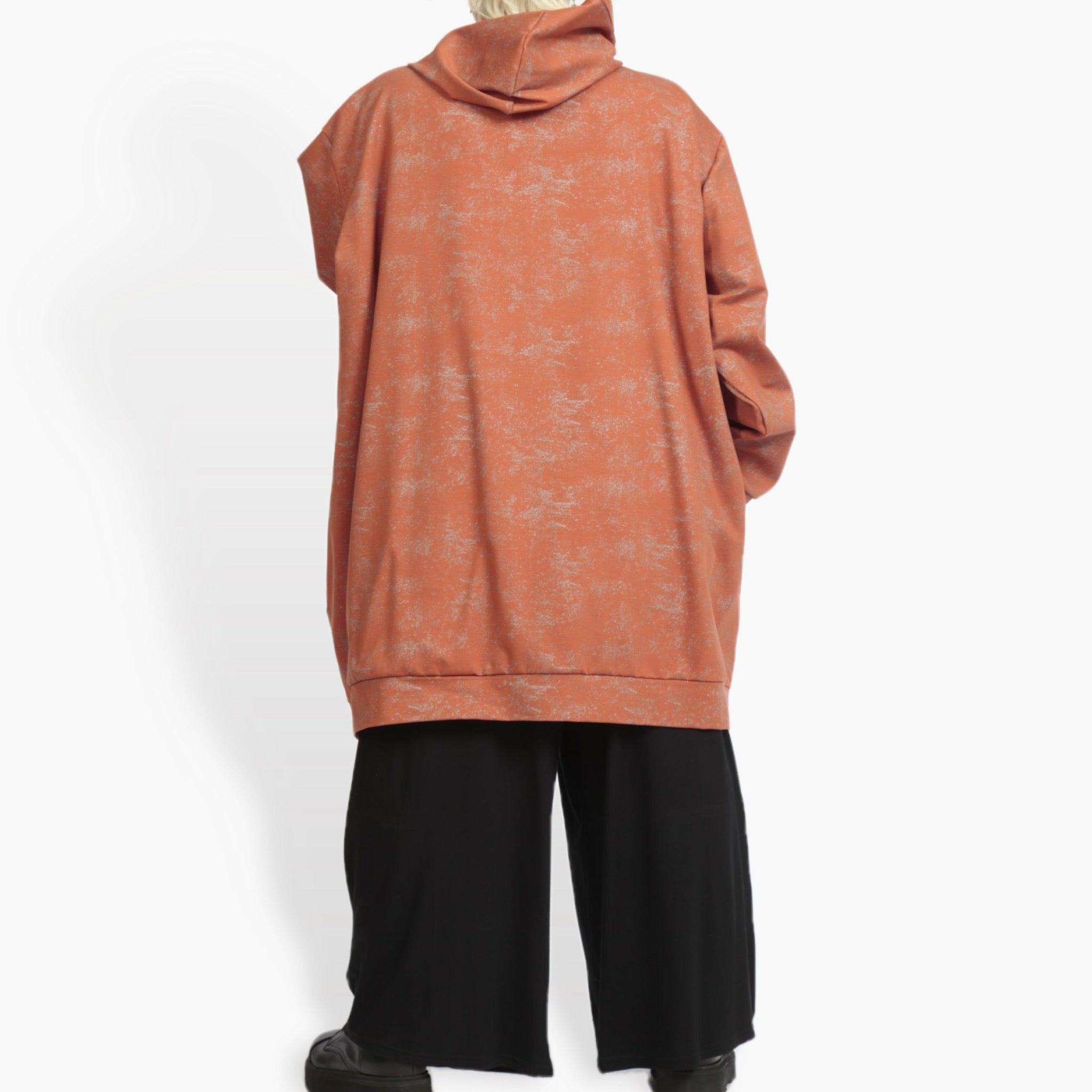  Ballonjacke von AKH Fashion aus Viskose, 0958.06819, Terracotta, Schick, Modern, Bequem